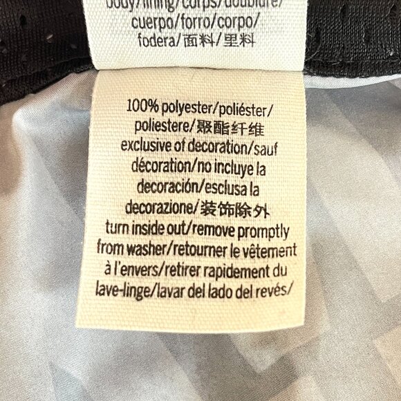 Victoria's Secret Pullover Jacket XS Small Gray Black Pink Logo Anorak - Picture 6 of 6